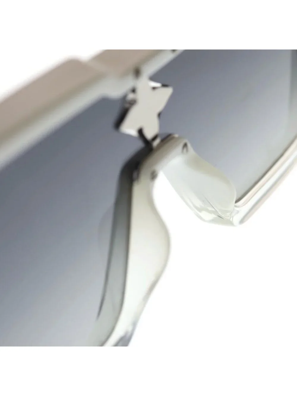 Louis Vuitton Cyclone Square Sunglasses Eyewear White